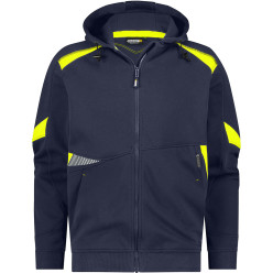 Gilet à capuche - Santos - marine/jaune - Dassy - XXL / PCE