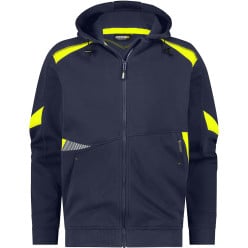 Gilet à capuche - Santos - marine/jaune - Dassy - S / PCE