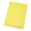 Q-CONNECT pochette coin, jaune, 120 microns, paquet de 10 pièces