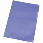 Q-CONNECT corner wallet blue 120 microns pack of 10
