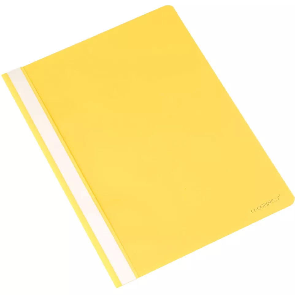 Q-CONNECT snelhechtmap, A4, geel