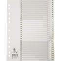 Q-CONNECT A4 Index Dividers, Polypropylene, 11 Holes, with Cover Sheet, 1-31 Set, White