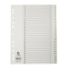 Q-CONNECT A4 Index Dividers, Polypropylene, 11 Holes, with Cover Sheet, 1-31 Set, White