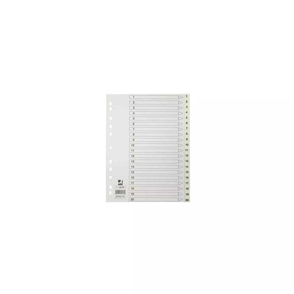 Q-CONNECT A4 PP Index Dividers,...