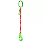 1-strengs hijsketting: G100 sluithaak en inkorthaak, 2,5m Dia.8mm / PCE