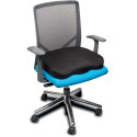 Kensington Ergonomic Memory Foam Seat Cushion Black