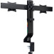 Kensington SmartFit monitorarm, dubbel, zwart