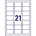 Avery J8160-10 adresetiketten ft 63,5 x 38,1 mm (b x h), 210 etiketten, wit