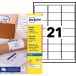 Avery Inkjet Address Labels QuickDRY 63.5 x 38.1 mm White Pack of 2100 J8160-100