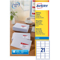 Avery Inkjet Address Labels QuickDRY 63.5 x 38.1 mm White Pack of 2100 J8160-100
