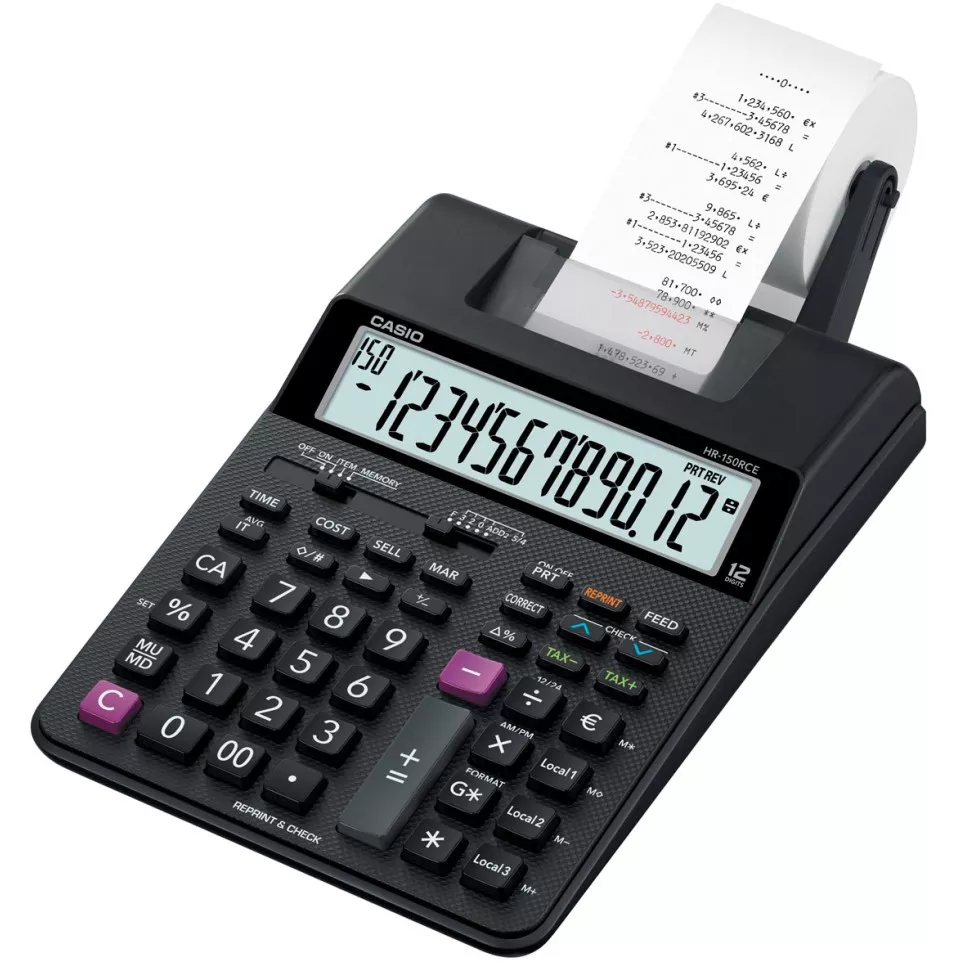 Casio HR-150RCE Printing Calculator