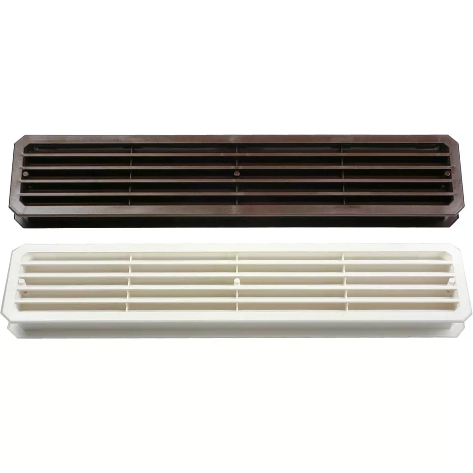 Grille de porte double  GAZ blanc / pce