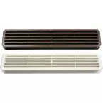 Grille de porte double  GAZ blanc / pce
