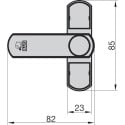 FOX Security Lock Brown / pc
