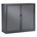 Roldeurkast, ft 100 x 120 x 43 cm, antraciet