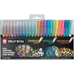 Sakura roller Gelly Roll Mix, étui de 24 pièces en couleurs assorties