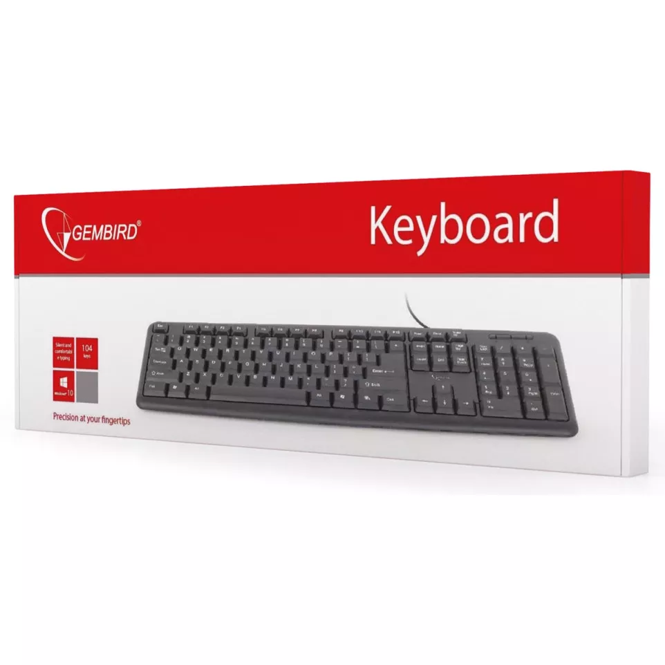 Gembird standaard toetsenbord AZERTY