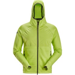 Thermische jas met kap - 8405 - lime - Snickers M / pce