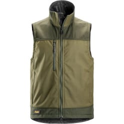 Snickers 4506 Stretch Softshell Bodywarmer Khaki XL per piece