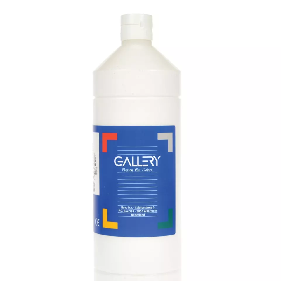 Gallery Gouache, 1,000 ml Bottle, White