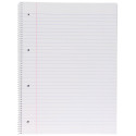 Gallery bloc de cours, reliure spirale, ligné, papier de 80 g/m², 4 trous