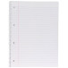 Gallery bloc de cours, reliure spirale, ligné, papier de 80 g/m², 4 trous