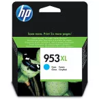 HP 953XL High Yield Cyan Original Ink Cartridge F6U16AE, Approx. 1,450 Pages
