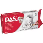 Das Argile à modeler, paquet de 1 kg, blanc