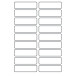Avery Family étiquettes vêtements, ft 4,5 x 1,3 cm, blanc, sachet brochable avec 36 étiquettes