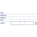 Avery Food Labels, HACCP, 98 x 40 mm, Dispenser Box of 300 Labels, English