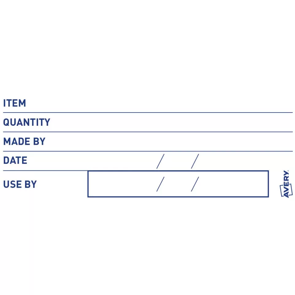 Avery Food Labels, HACCP, 98 x 40 mm,...