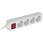 Perel contactdoos met 4...