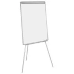 Bi-Office Earth-It tableau de conférence, ft 70 x 100 cm, en aluminium, trépied