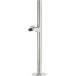 Paal met deurwig en aanslag KWS1920, H=1000mm, inox / PCE