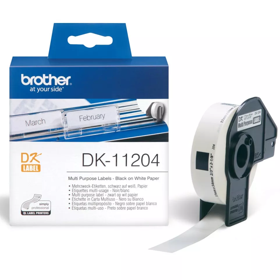 Brother etiketten voor QL, ft 17 x 54...