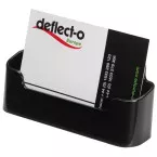 Deflecto Business Card Holder 1 Compartment Black