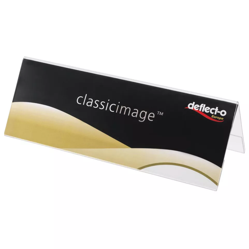 Deflecto Tabletop Name Plate Holder...