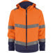 Veste softshell HVIS - Malaga -orange fluo/marine - Dassy XXL / PCE