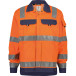 Veste travail HVIS - Dusseldorf-orange fluo/marine-Dassy M / PCE