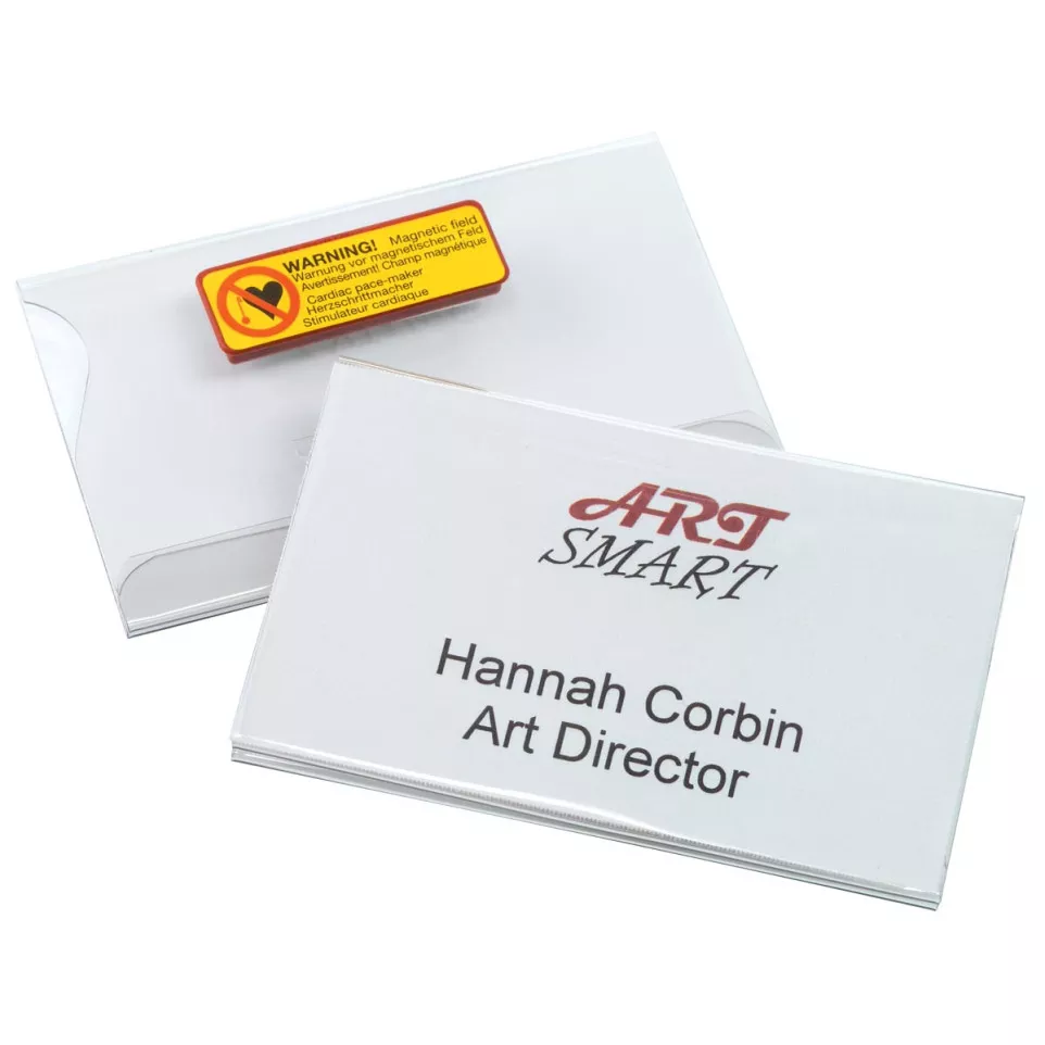 Durable badges avec aimants ft 54 x...