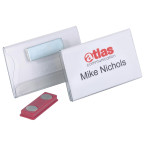 Durable badges avec aimants...