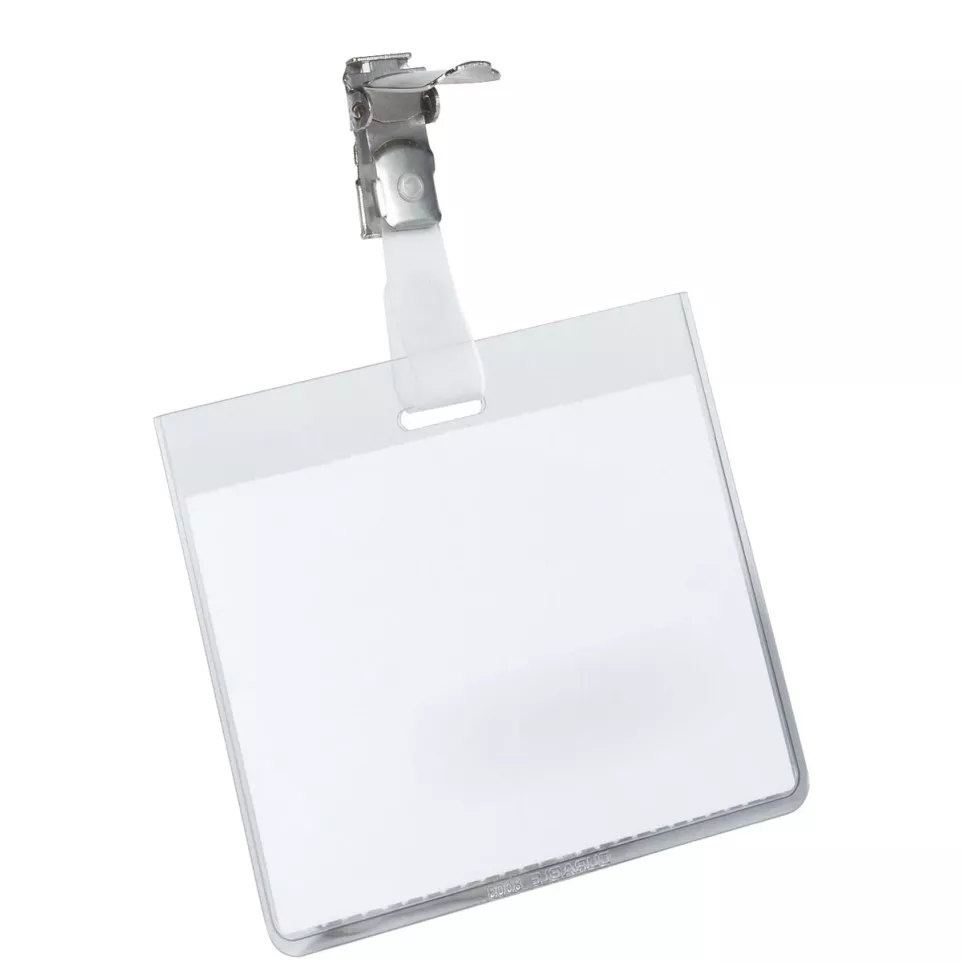 Durable badge met clip ft 60 x 90 mm,...