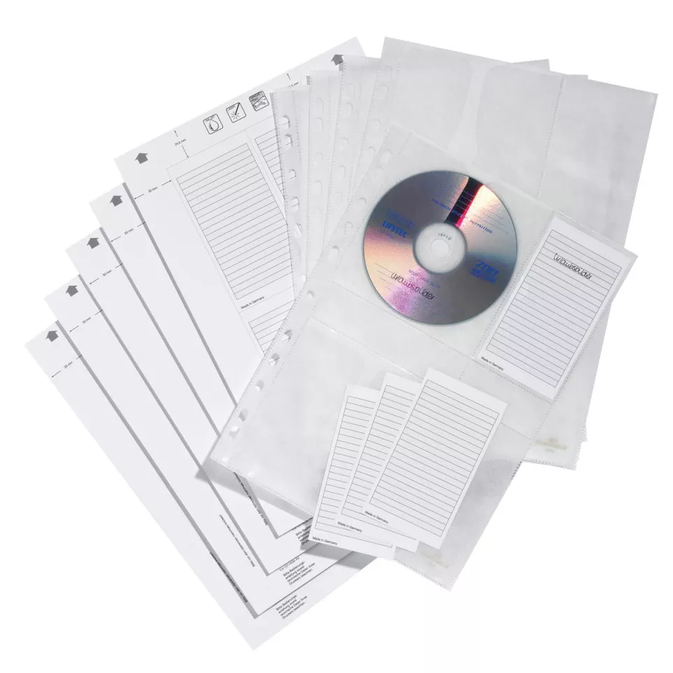 Durable Punched Sleeve for CD/DVD