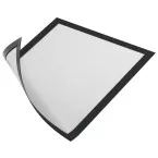 Durable Cadre magnétique, noir, ft A4, paquet de 5 pièces
