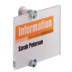 Durable deurnaamhouder Crystal Sign ft 14,8 x 10,5 cm (A6)