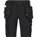 Stretch Floating Pocket Shorts - Aurax - Black - Dassy - 44 / PC