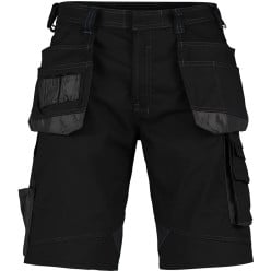 Dassy Monza Two-Tone Work Shorts with Floating Holster Pockets Black/Grey Size 52 per Piece