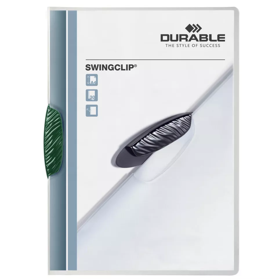 Durable SWINGCLIP A4 Folder Green