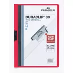 Durable DURACLIP 30 A4 Clip Folder Red