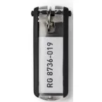 Durable Key Clip Key Holder Black Pack of 6